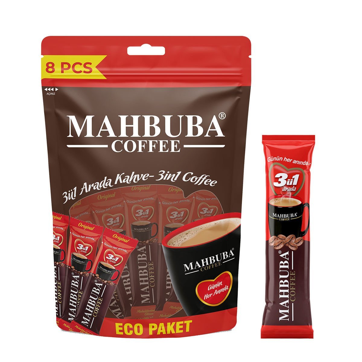 MAHBUBA ECO KAHVE ÇEŞİTLERİ 8 Lİ PAKET