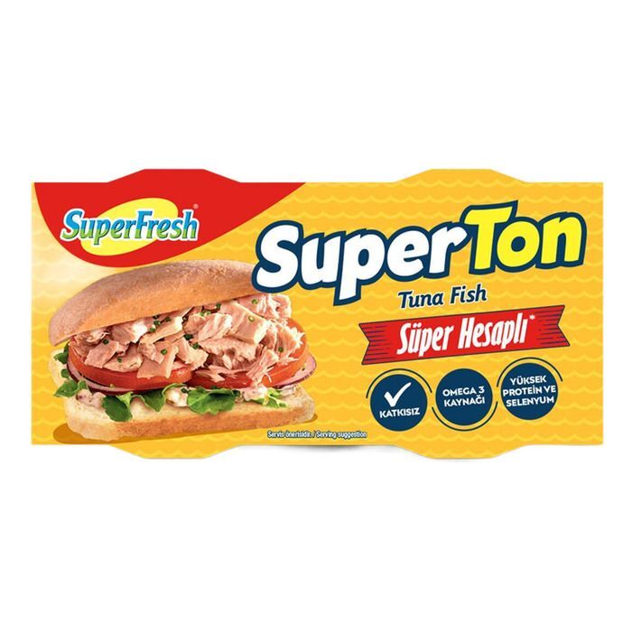 SÜPERFRESH SÜPER TON BALIK 2X135 GR