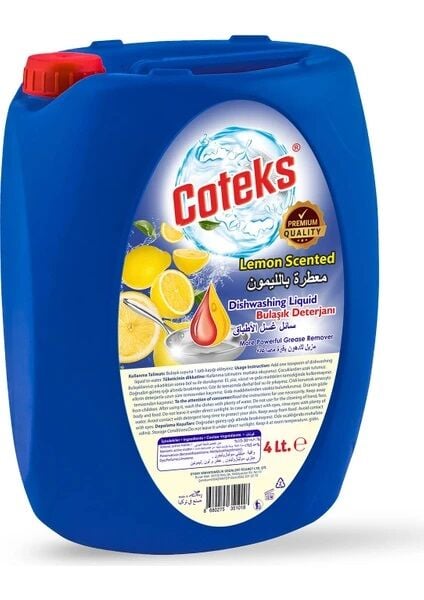 Coteks Bulaşık Deterjanı 4 lt