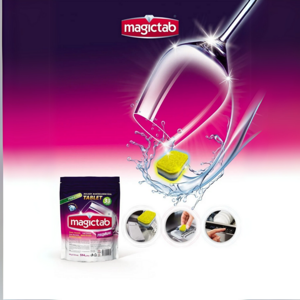 MAGICTAB BULAŞIK TABLETİ 60 LI