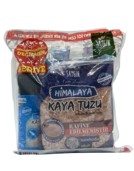 SAYGIN HİMALAYA KAYA TUZ TUZLUK HEDİYELİ