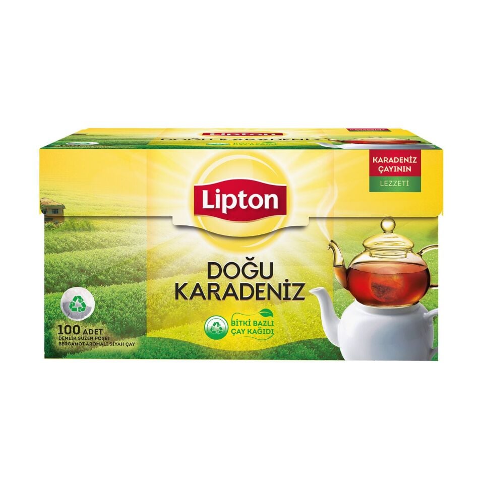 LİPTON DOĞU KARADENİZ DEMLİK POŞET ÇAY 100 LÜ